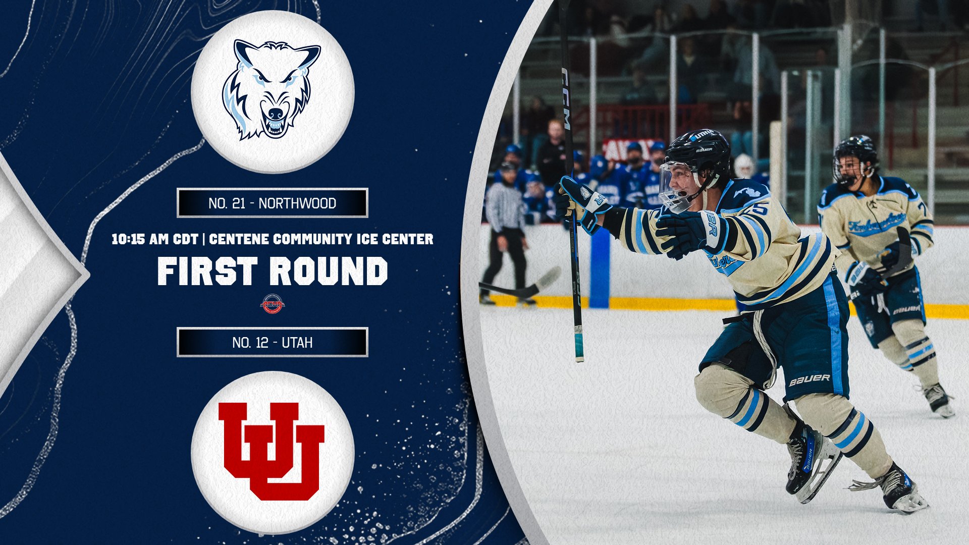 D1 Hockey Will Face No. 12 Utah In The First Round Of The ACHA National Championships