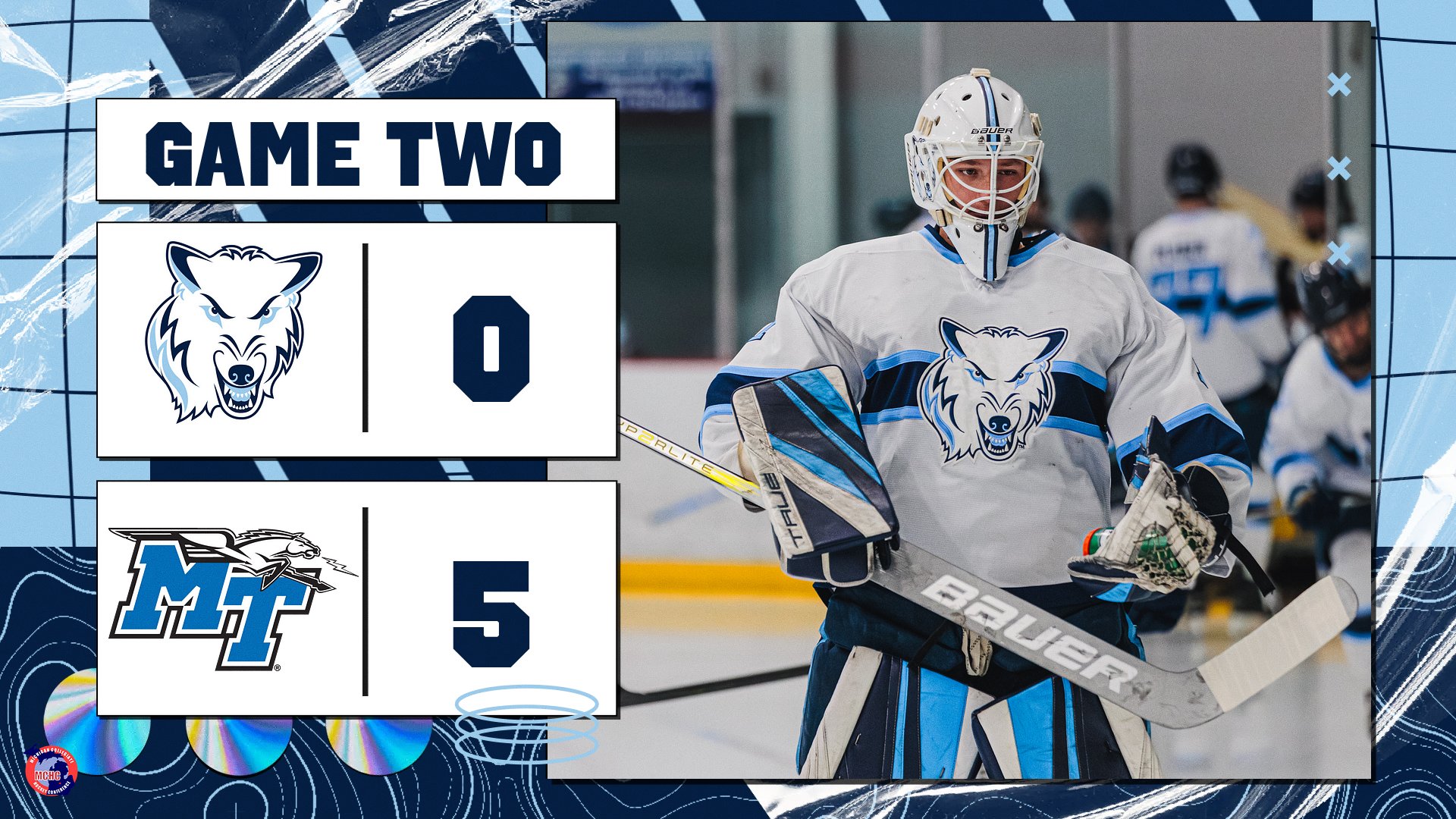 D3 Hockey Held Goalless Against Middle Tennessee in ACHA National Championship Game Two