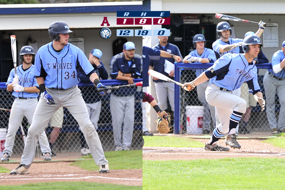Baseball Downs Alma 12-1