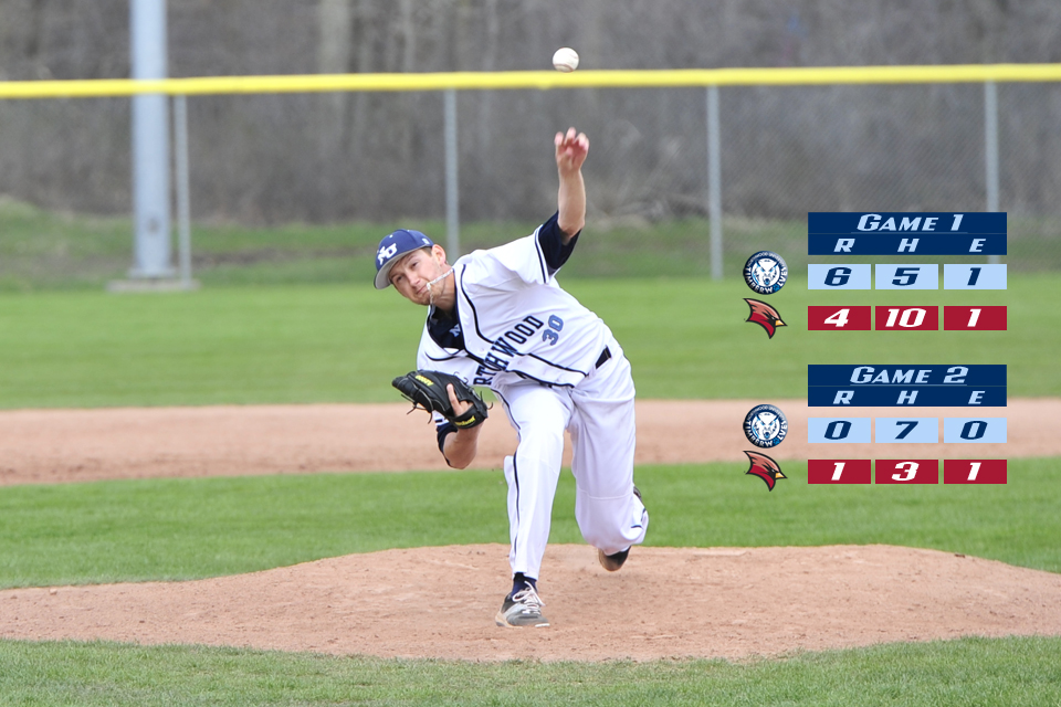 Baseball Splits Pair Of Extra-Inning Games At Saginaw Valley