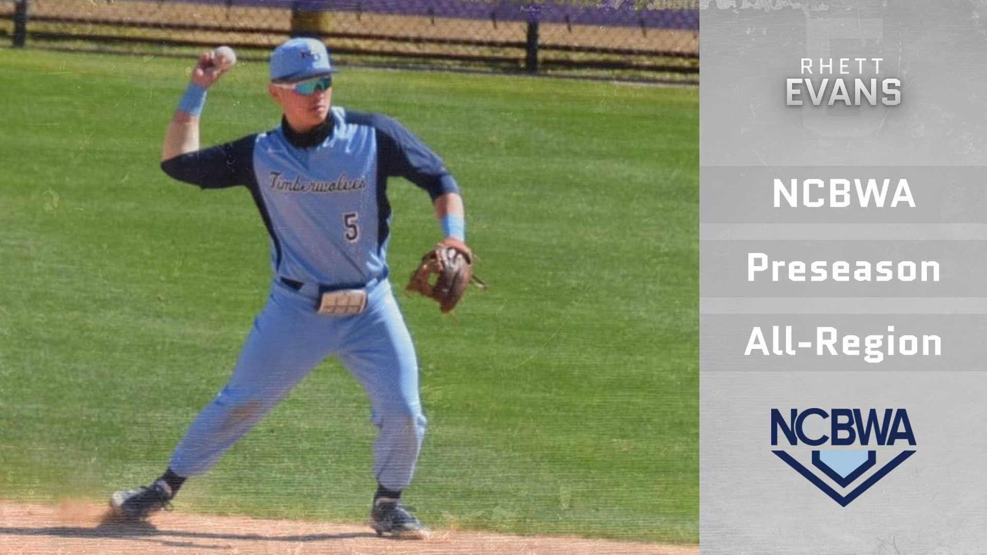 Baseball Ranked Fourth In NCBWA Preseason Poll - Rhett Evans Named All-Region