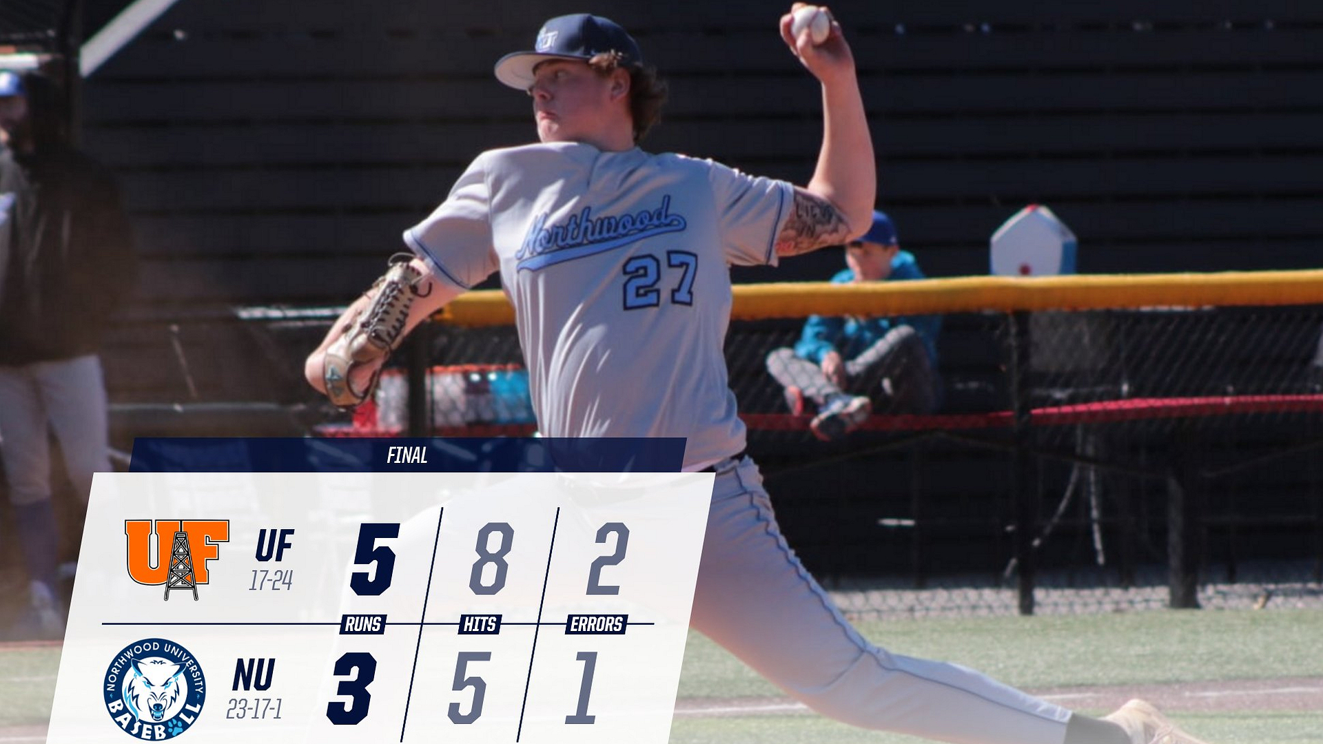 Baseball Drops 5-3 Contest To Findlay