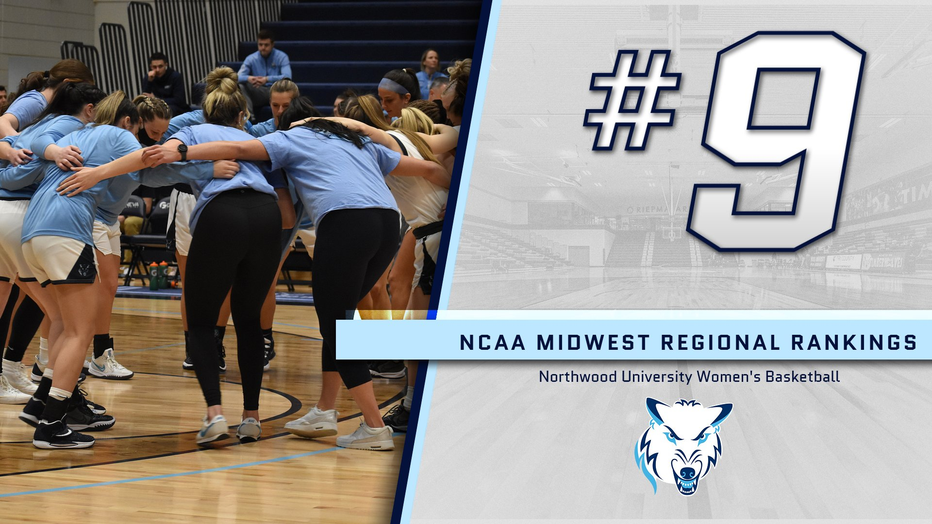 Women's Basketball Ninth In Initial NCAA Midwest Regional Rankings