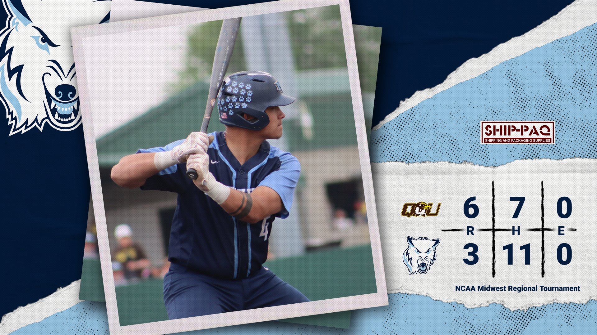 Baseball Drops 6-3 NCAA Regional Contest At Quincy
