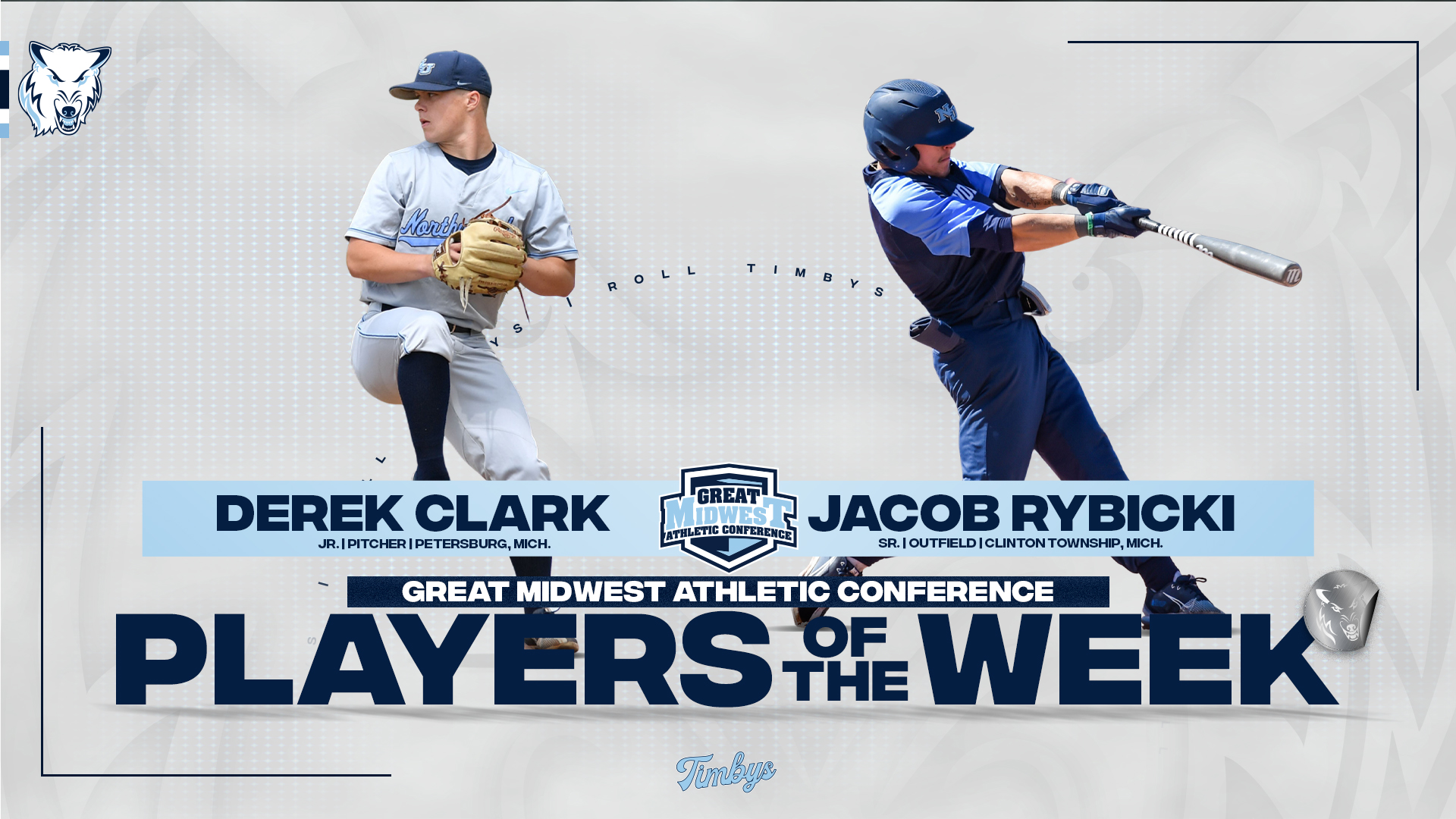 Derek Clark & Jacob Rybicki Sweep G-MAC North Division Player of the Week Awards