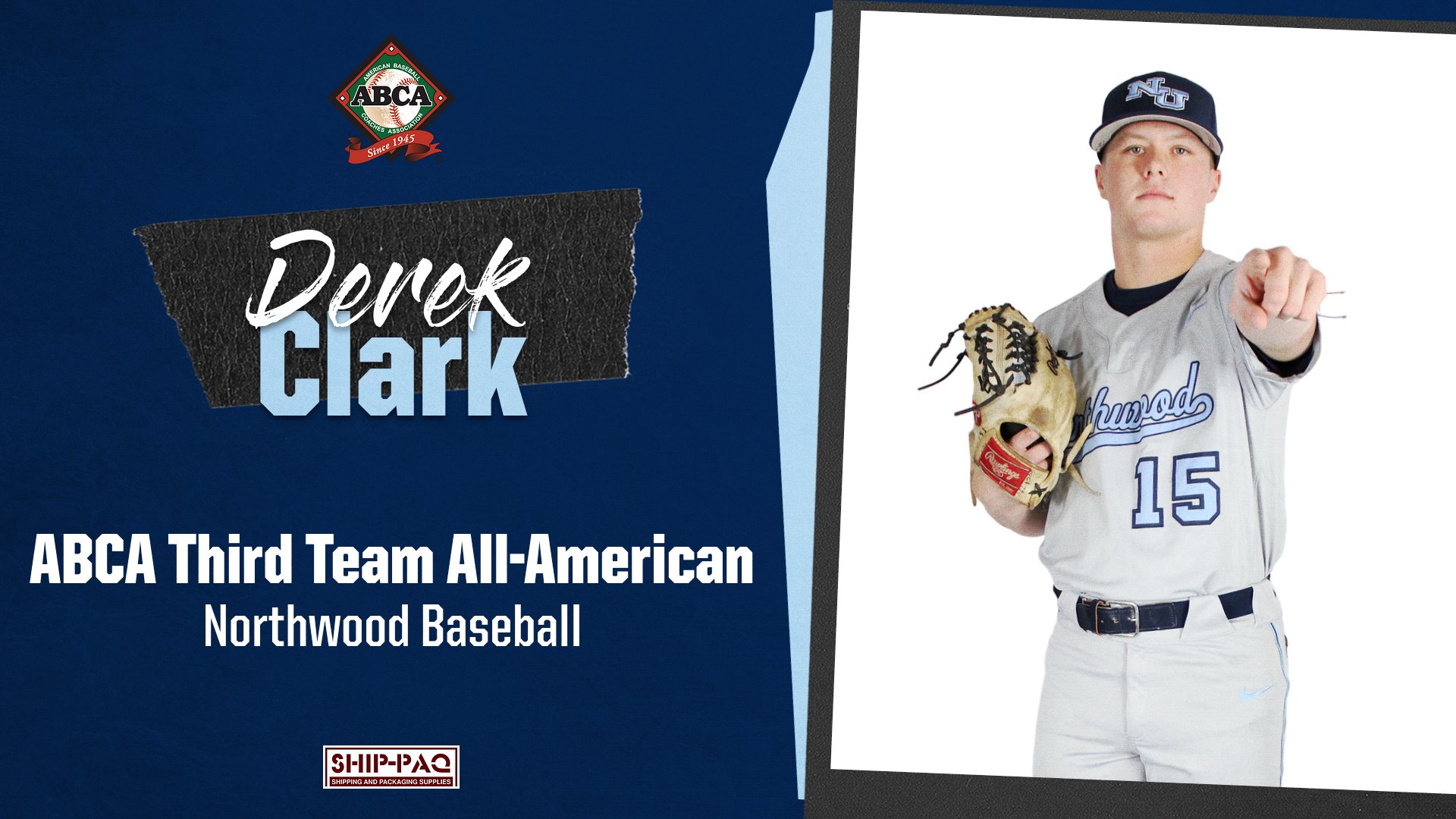 Derek Clark Earns Third Team All-America Honors From The ABCA