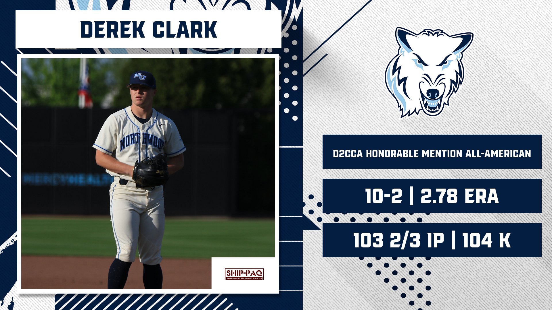 Derek Clark Named Honorable Mention All-America By The D2CCA