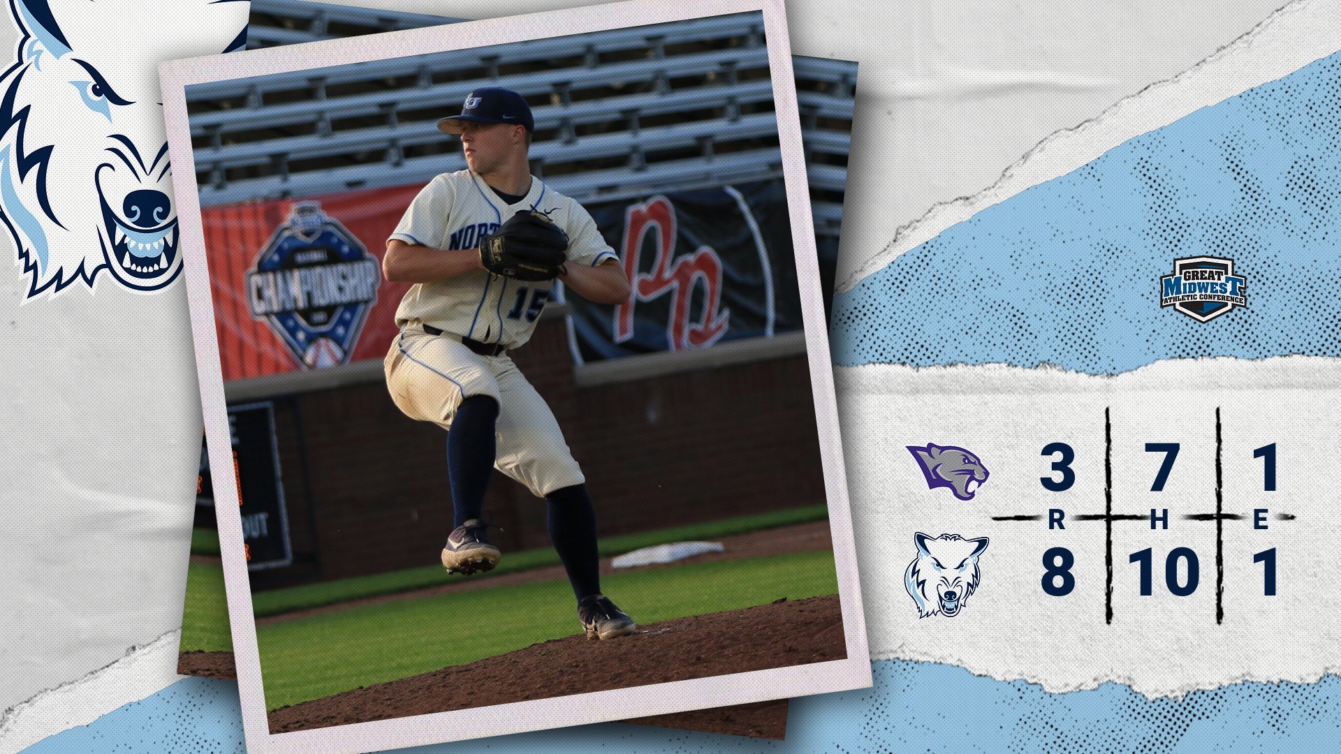 Baseball Opens G-MAC Tournament With 8-3 Win Over Kentucky Wesleyan