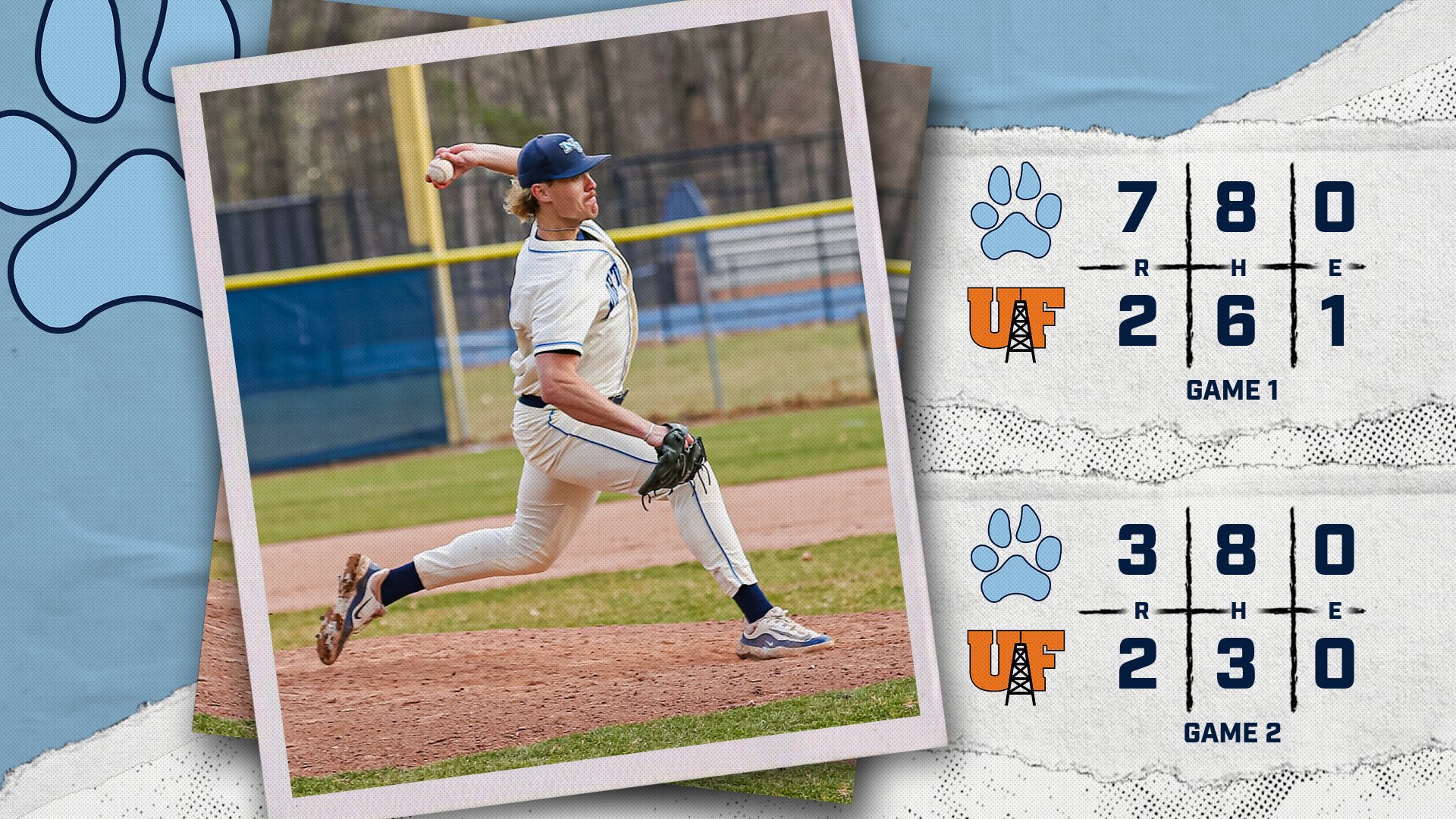 Baseball Sweeps Doubleheader At Findlay To Take Series