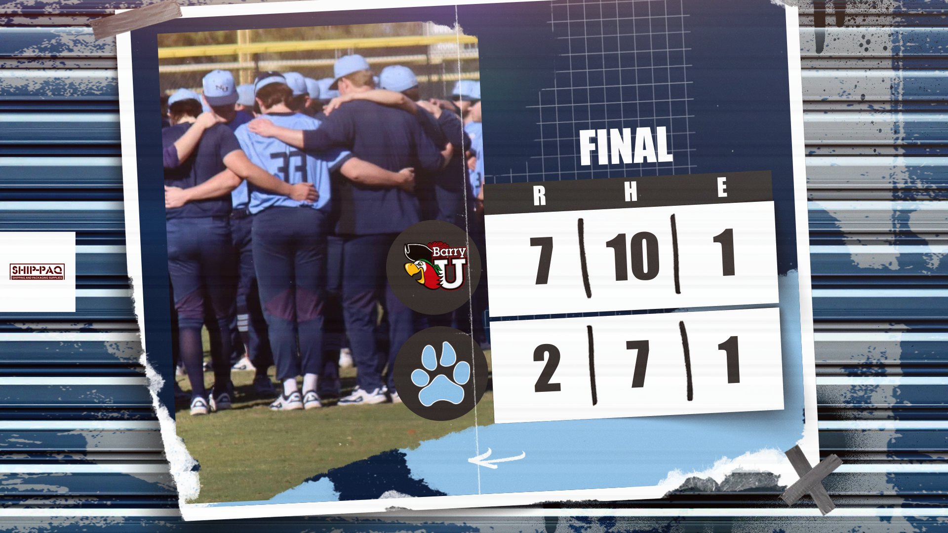 Baseball Wraps Up Spring Trip With 7-2 Loss To Barry