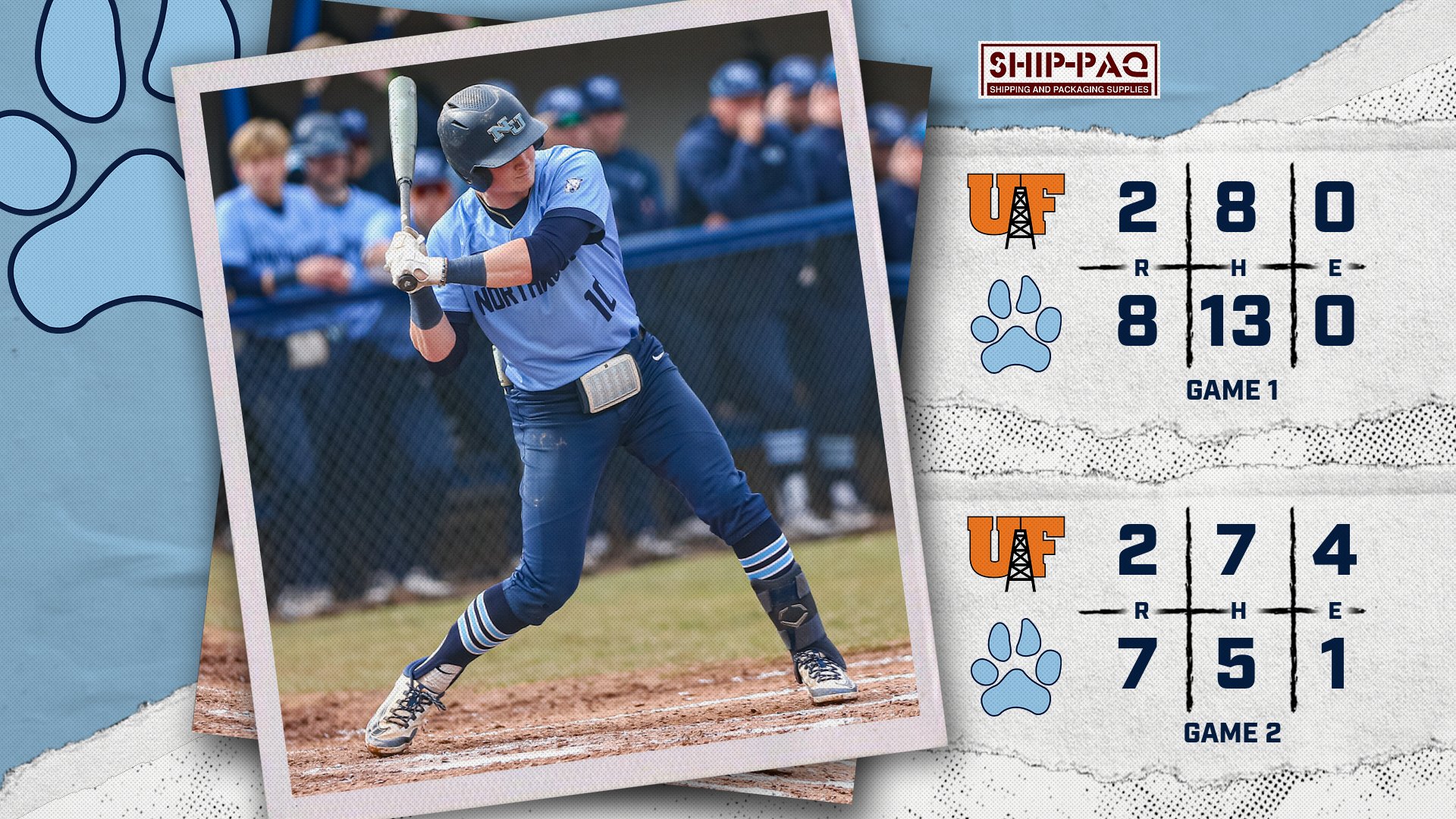 Baseball Takes Pair Against Findlay
