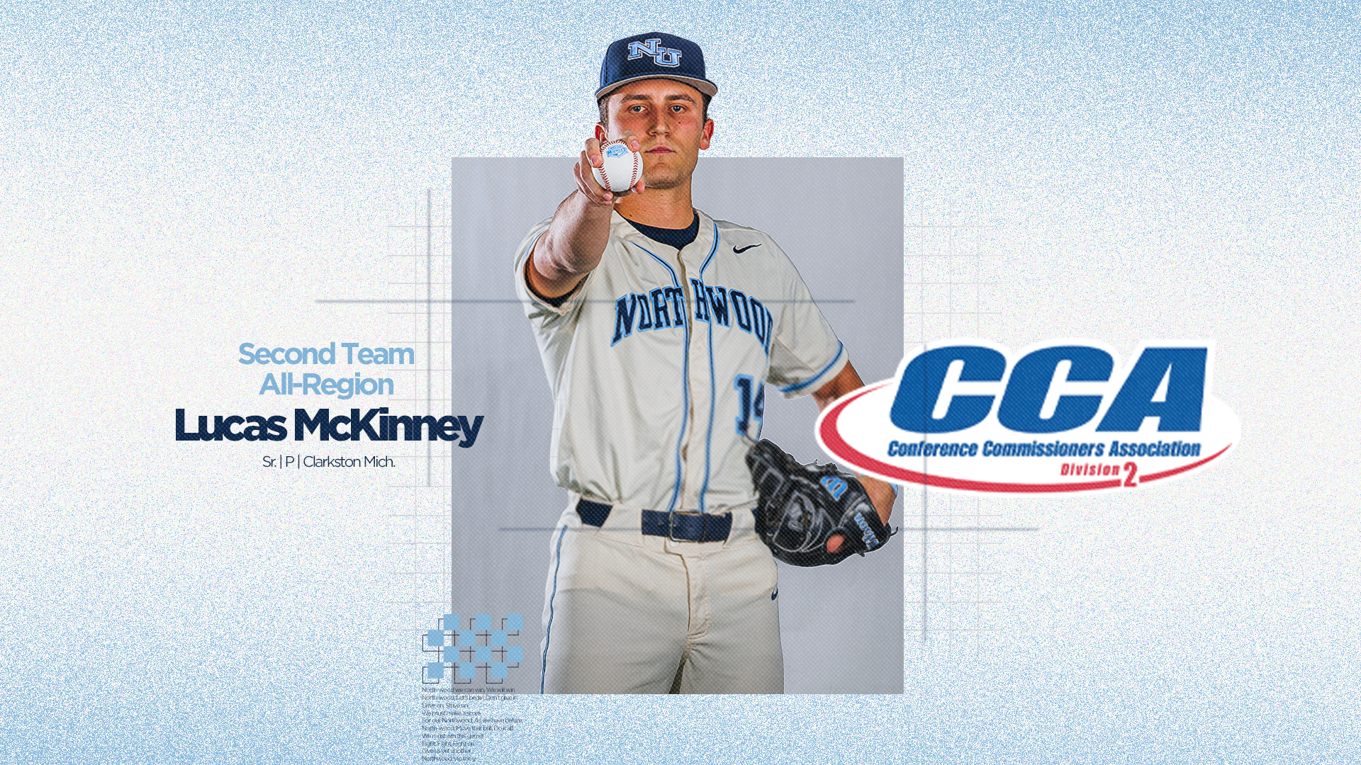 Lucas McKinney Named Second Team D2CCA All-Midwest Region
