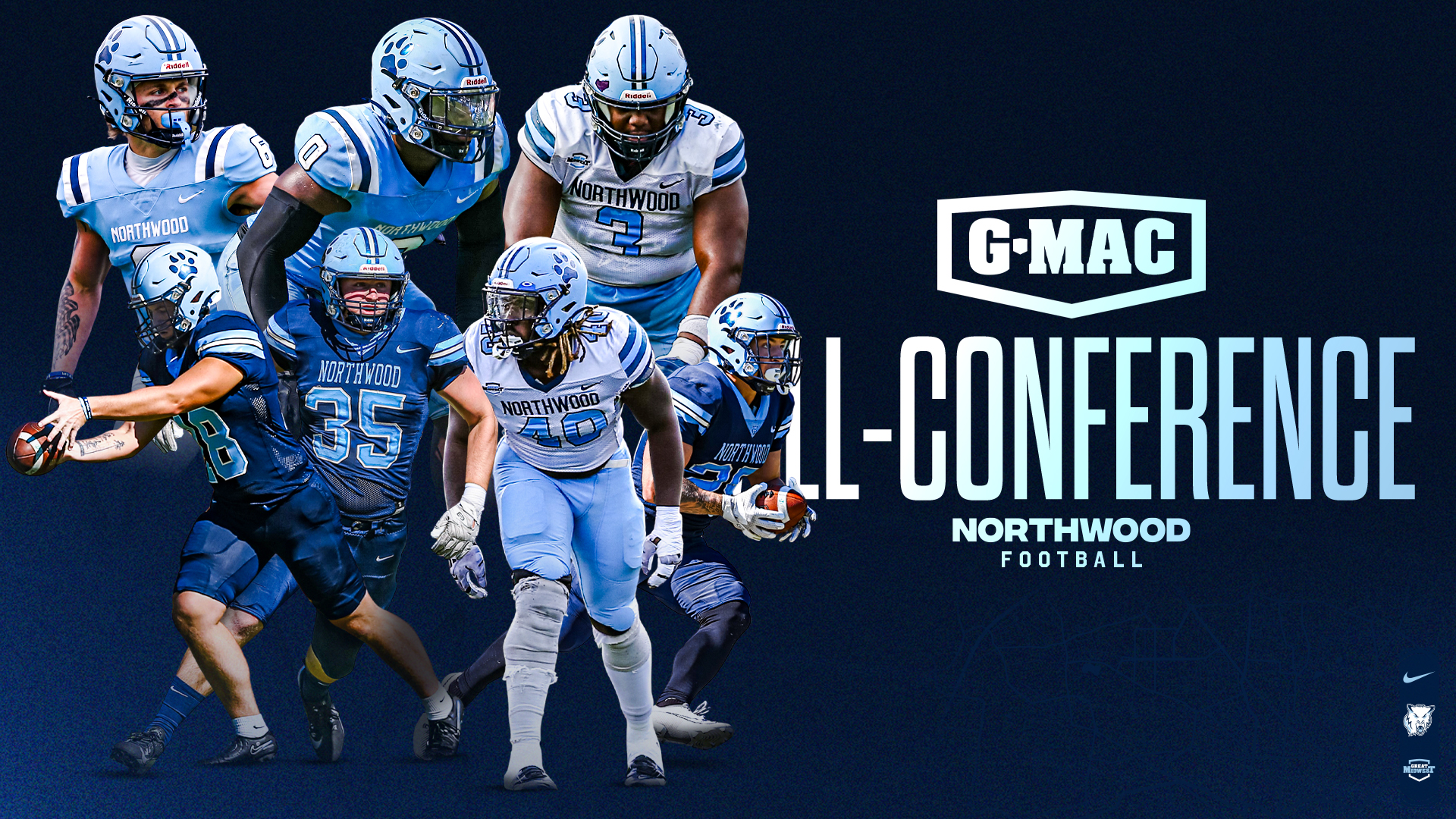 Football Places Seven On All-Great Midwest Team - Gavin Myers Named G-MAC Freshman of the Year