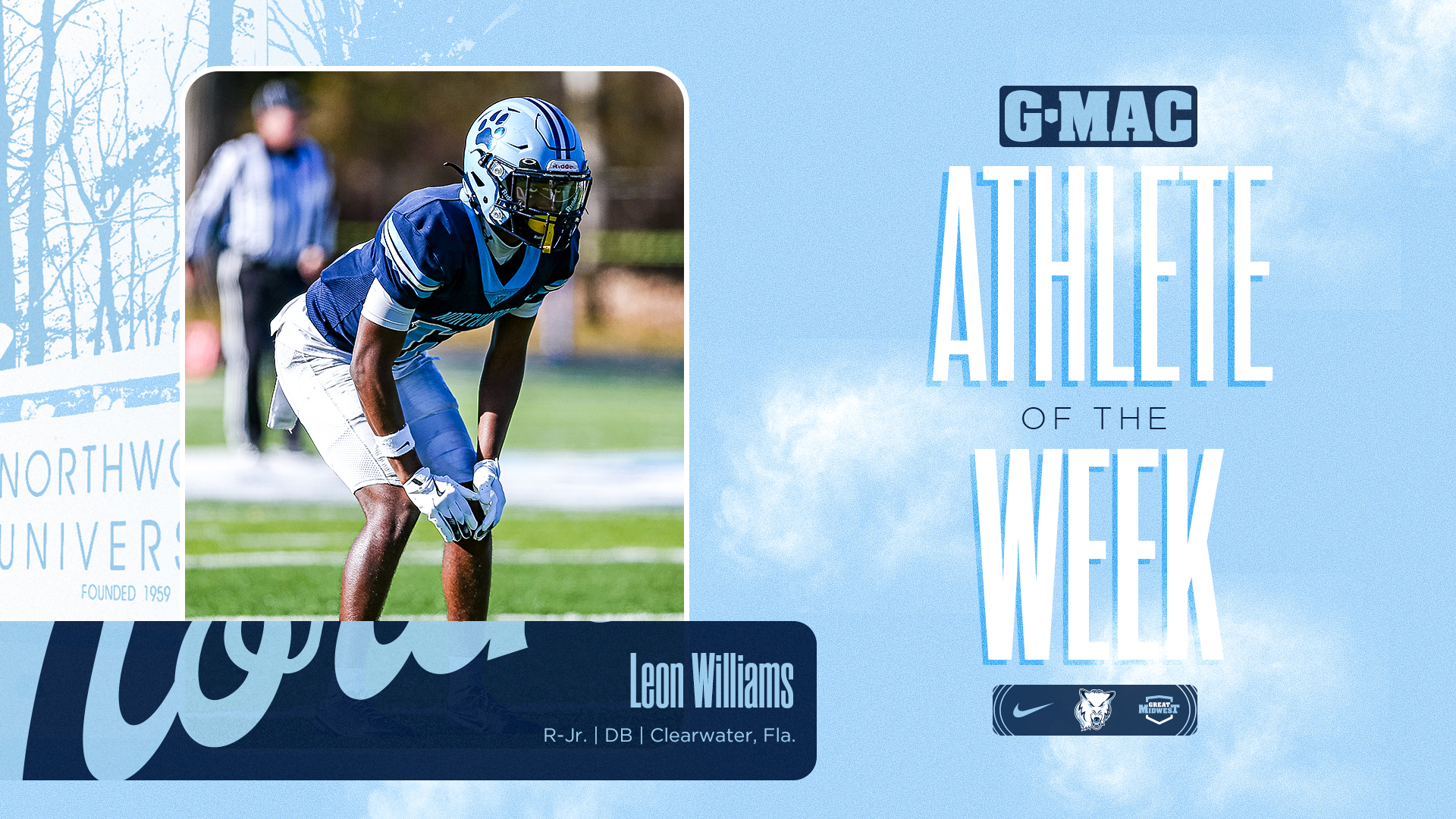 Leon Williams Named G-MAC Special Teams Athlete of the Week