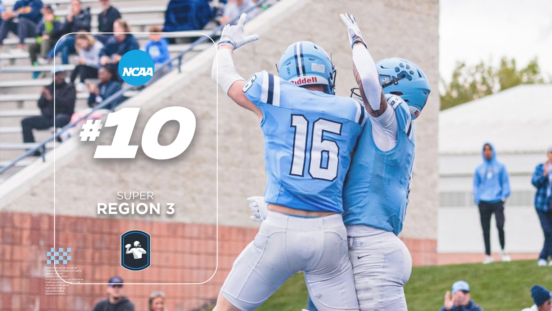 Football Ranked No. 10 In NCAA Super Region Three Rankings