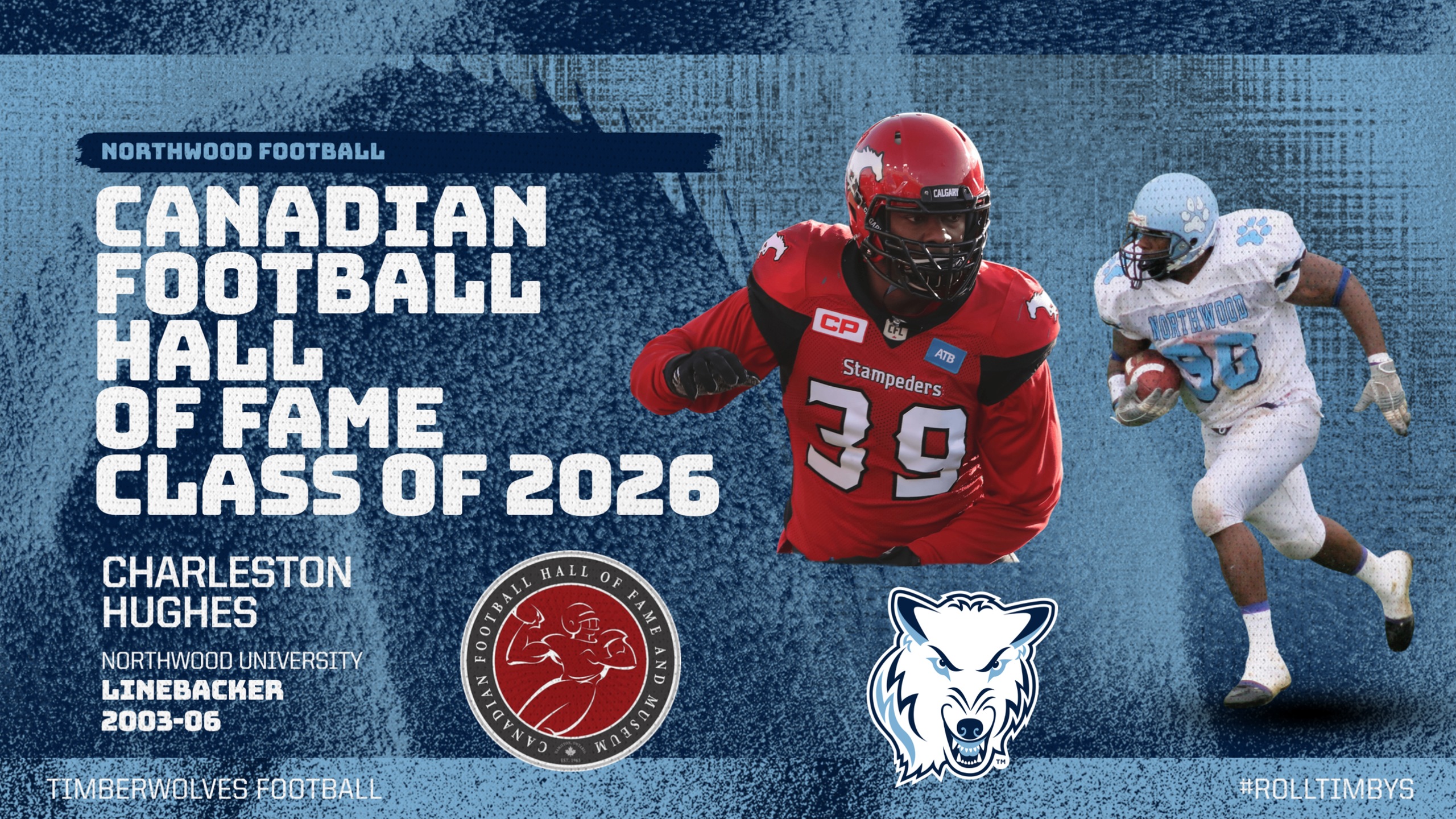 Former Football Standout Charleston Hughes Inducted Into Canadian Football Hall of Fame