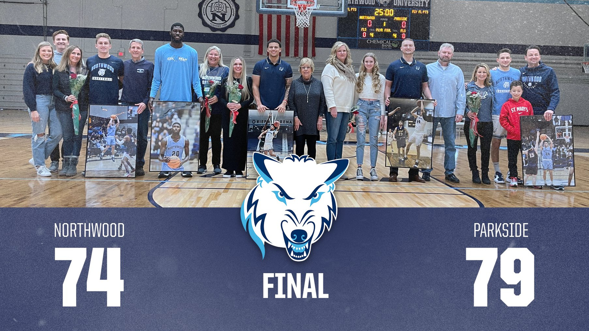 Men's Basketball Falls To Parkside 79-74 On Senior Day