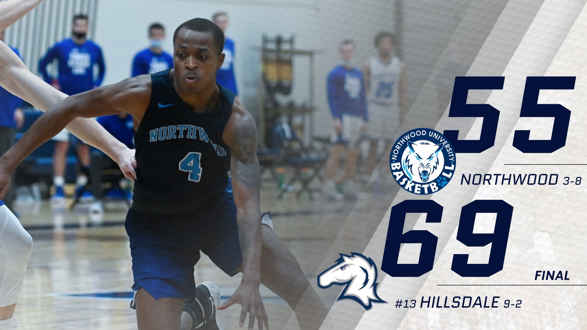 Men's Basketball Drops 69-55 Contest At No. 13 Hillsdale