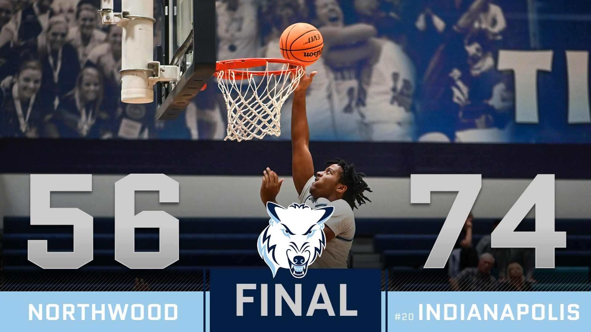 Men's Basketball Falls To No. 20 UINDY 74-56