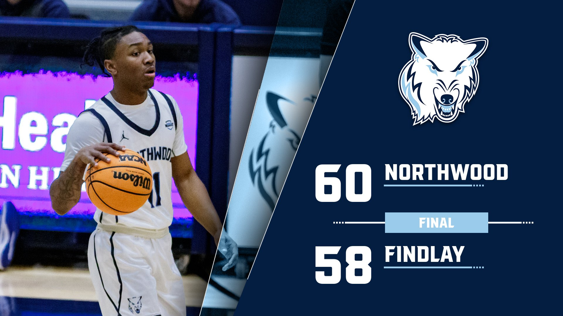 Men's Basketball Earns Thrilling 60-58 Win Over Findlay