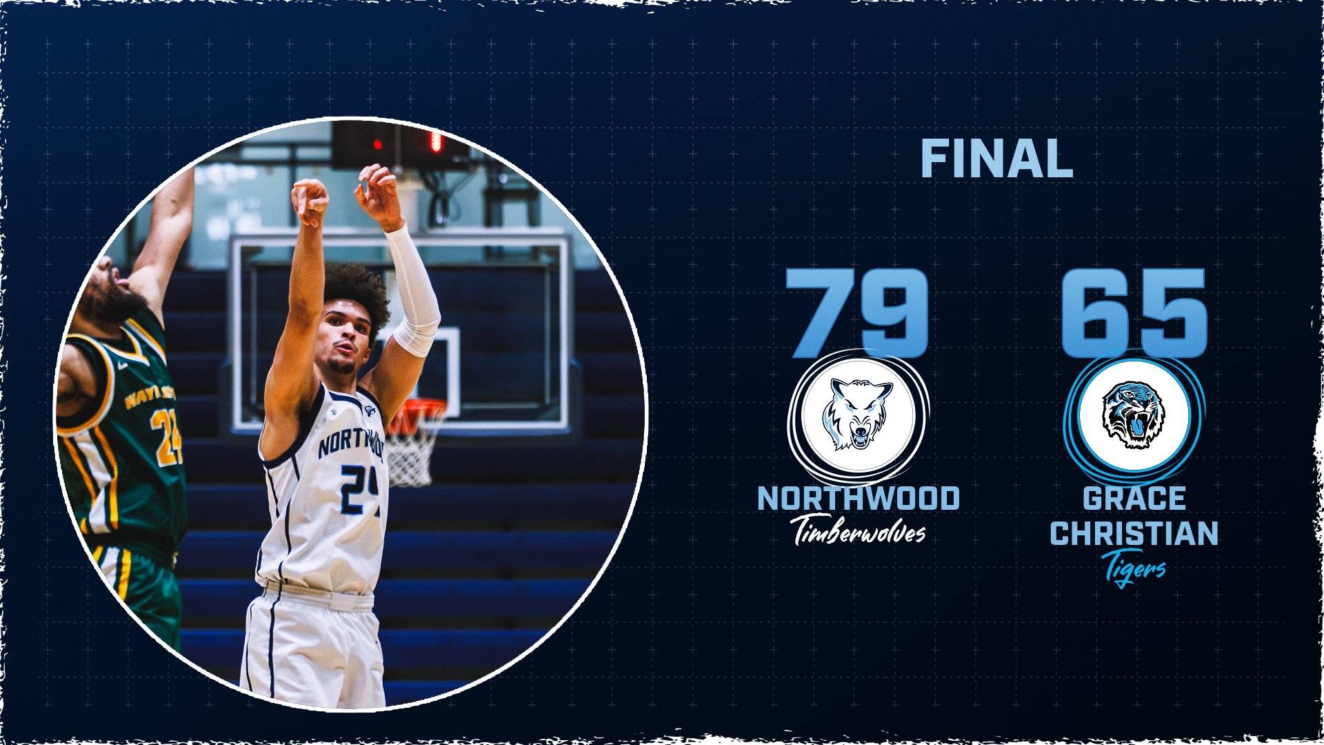 Men's Basketball Downs Grace Christian 79-65