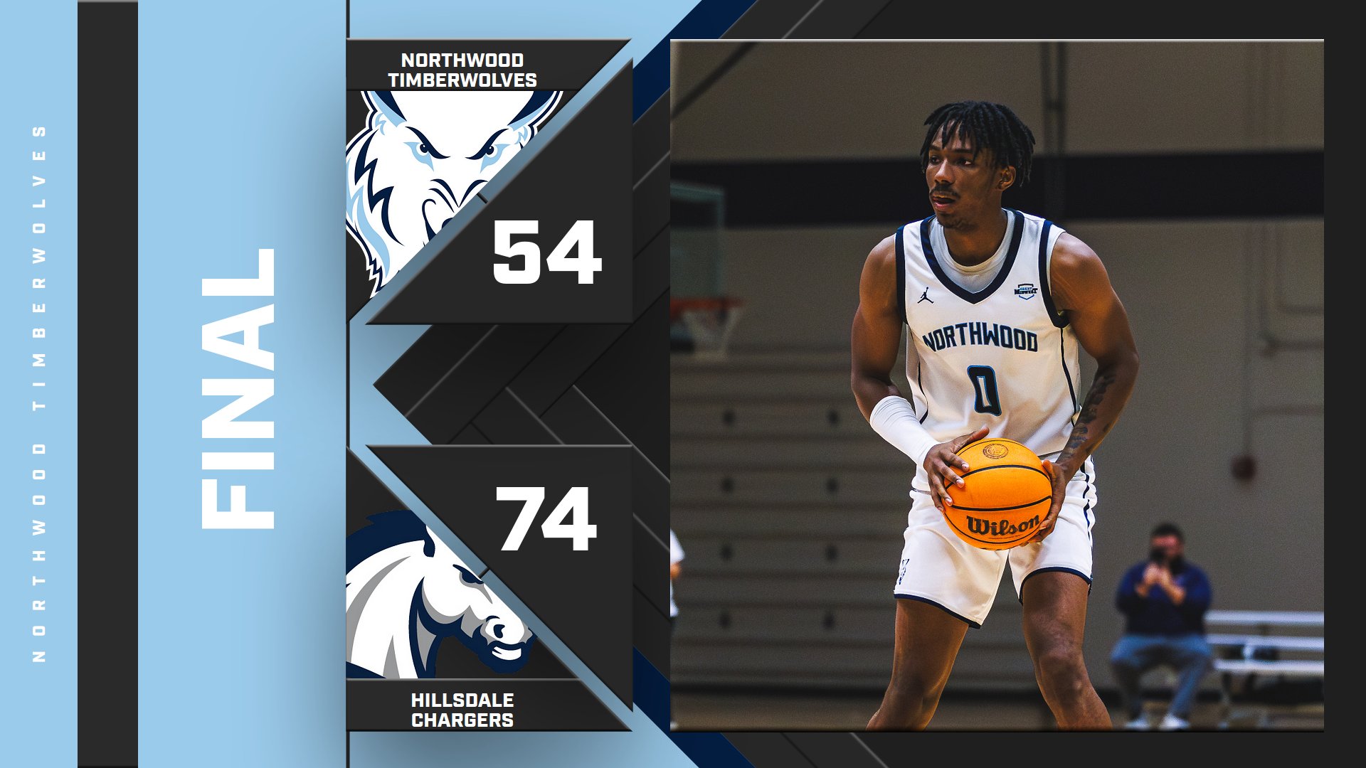Men's Basketball Falls To Hillsdale 74-54