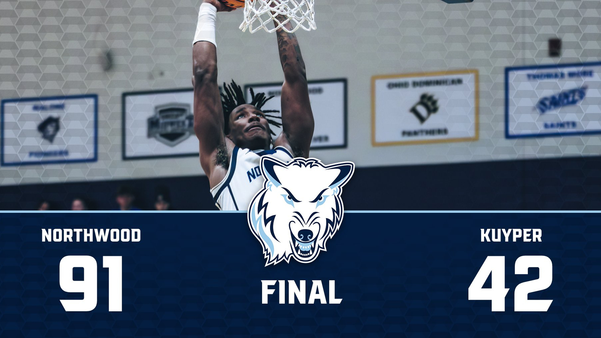 Men's Basketball Gives Tom Church His First Northwood Win In 91-42 Victory Over Kuyper