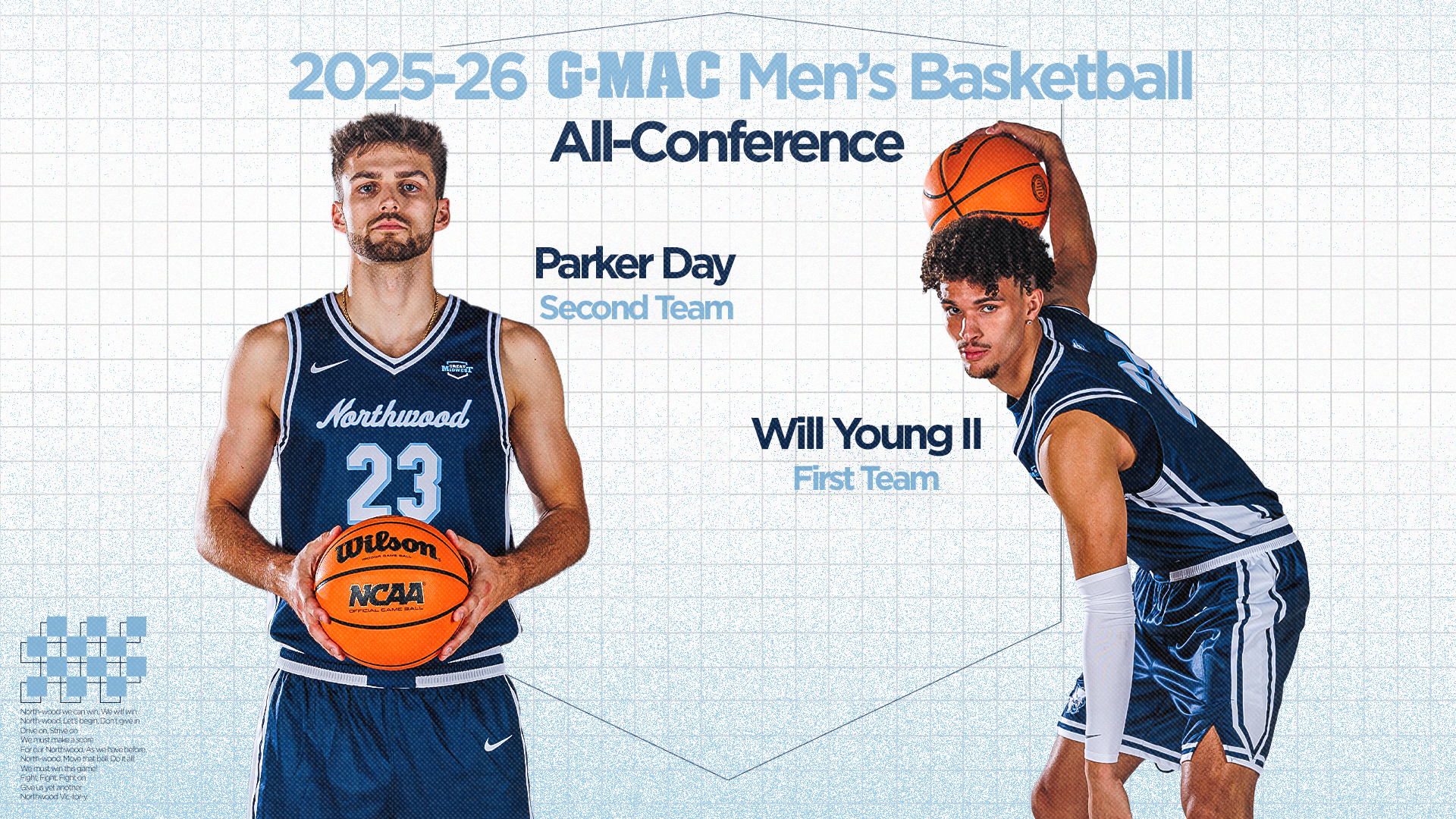 Will Young, Parker Day Earn All-Great Midwest Honors