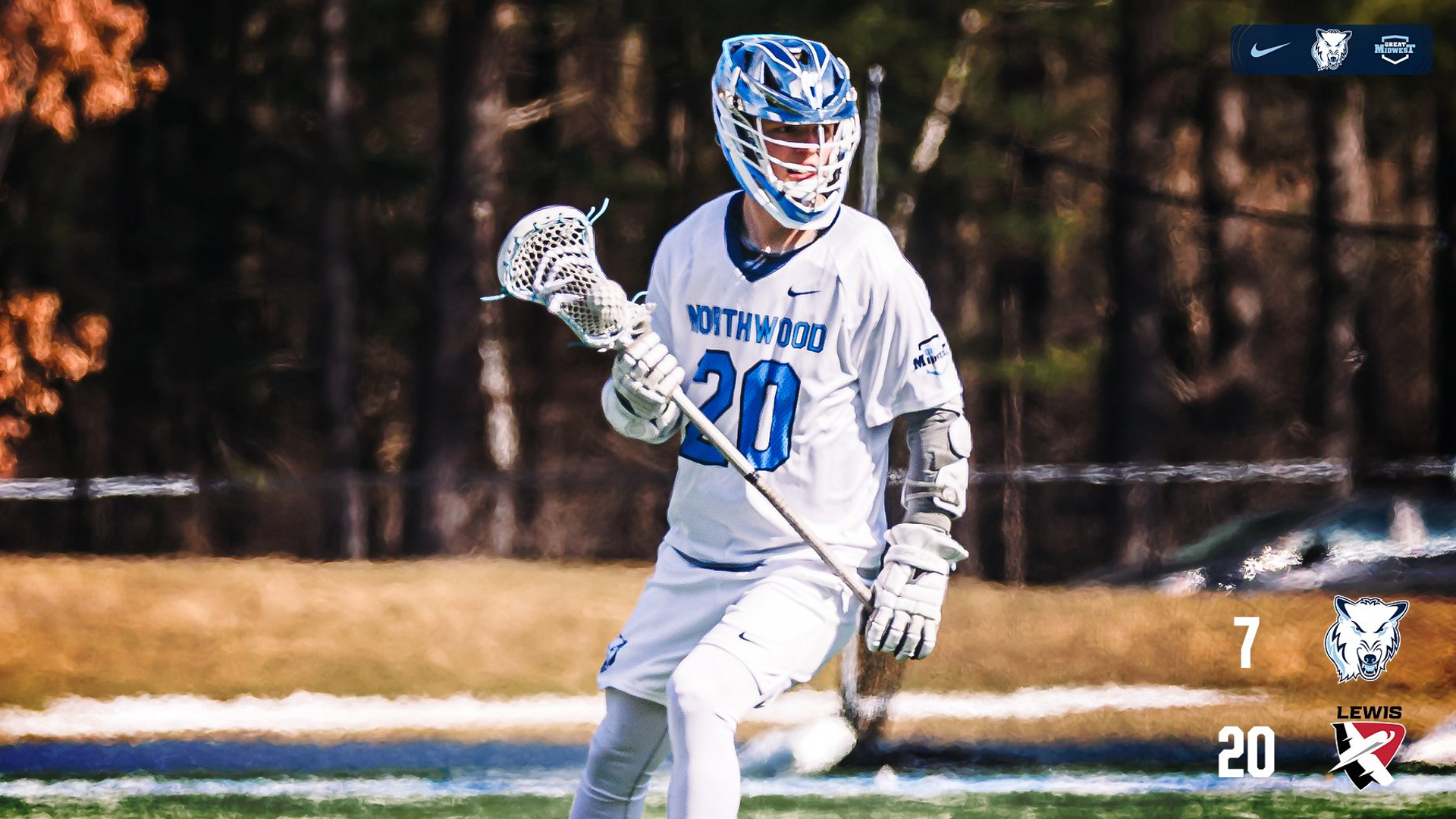 Men's Lacrosse Falls 20-7 At No. 11 Lewis