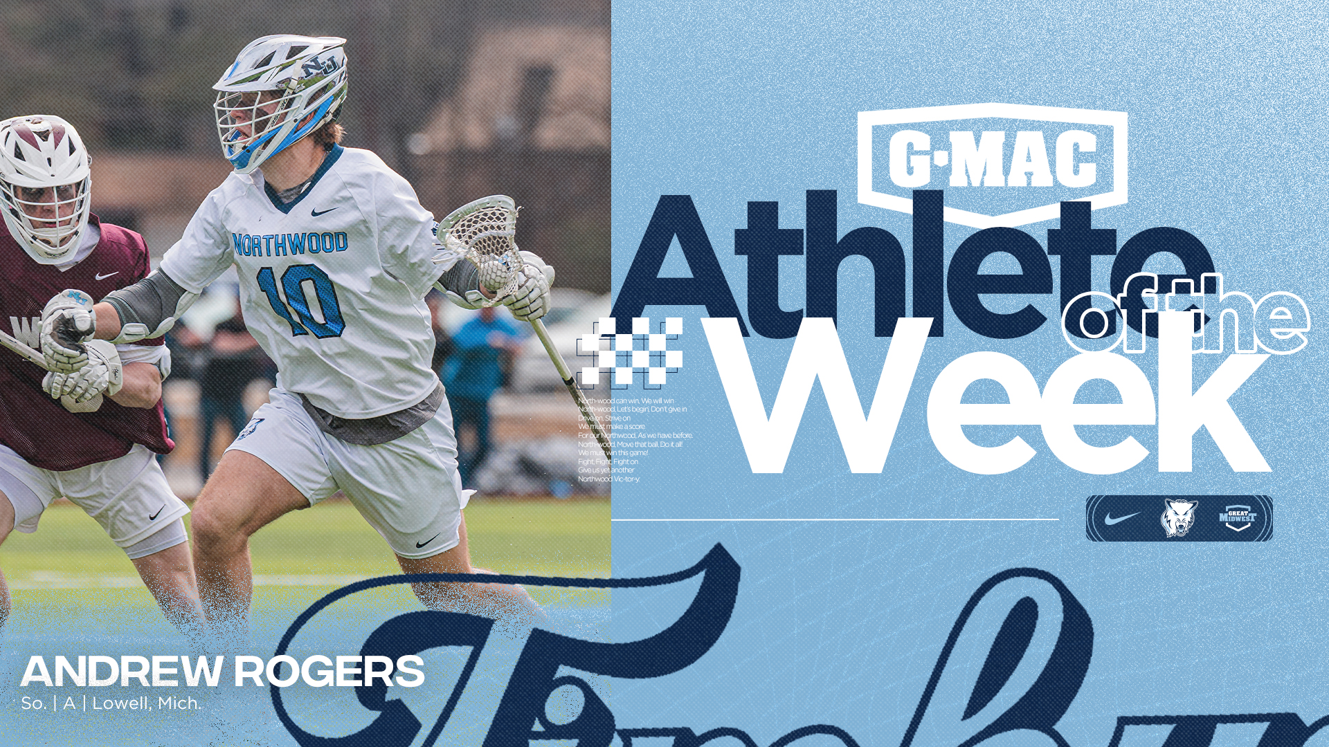 Rogers Tabs G-MAC Offensive Player Of The Week For Men's Lacrosse