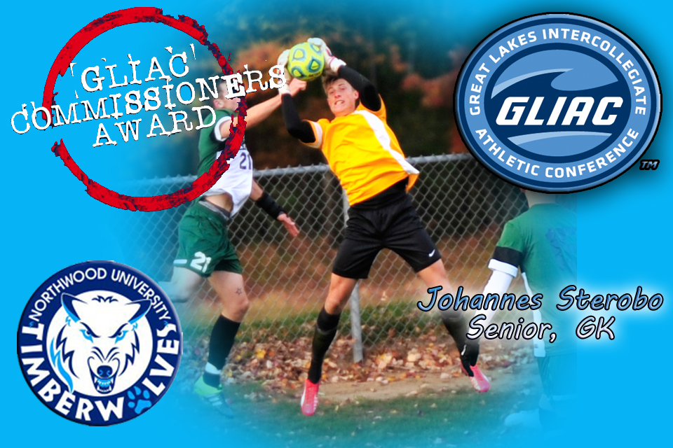 Johannes Sterobo Earns GLIAC Commissioner's Award