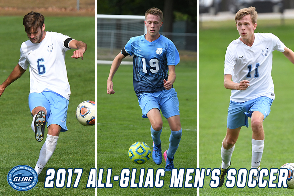 Men's Soccer Places Three On All-GLIAC Teams