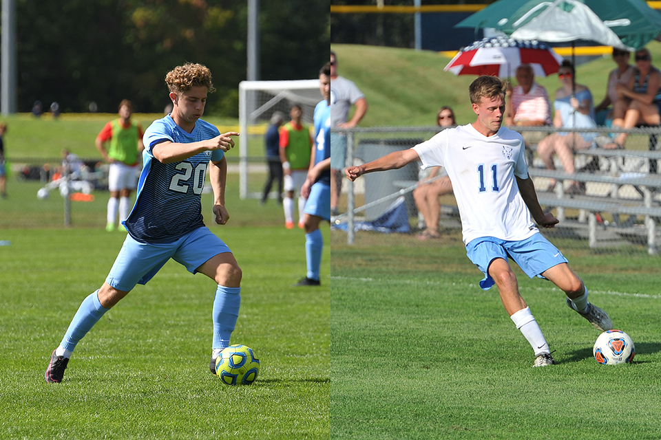 Brady Cole, Sebastian Grillo Earn GLIAC Men's Soccer Player of the Week honors