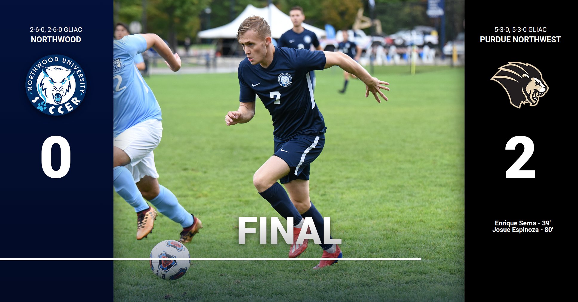 Men's Soccer Loses At Purdue Northwest 2-0