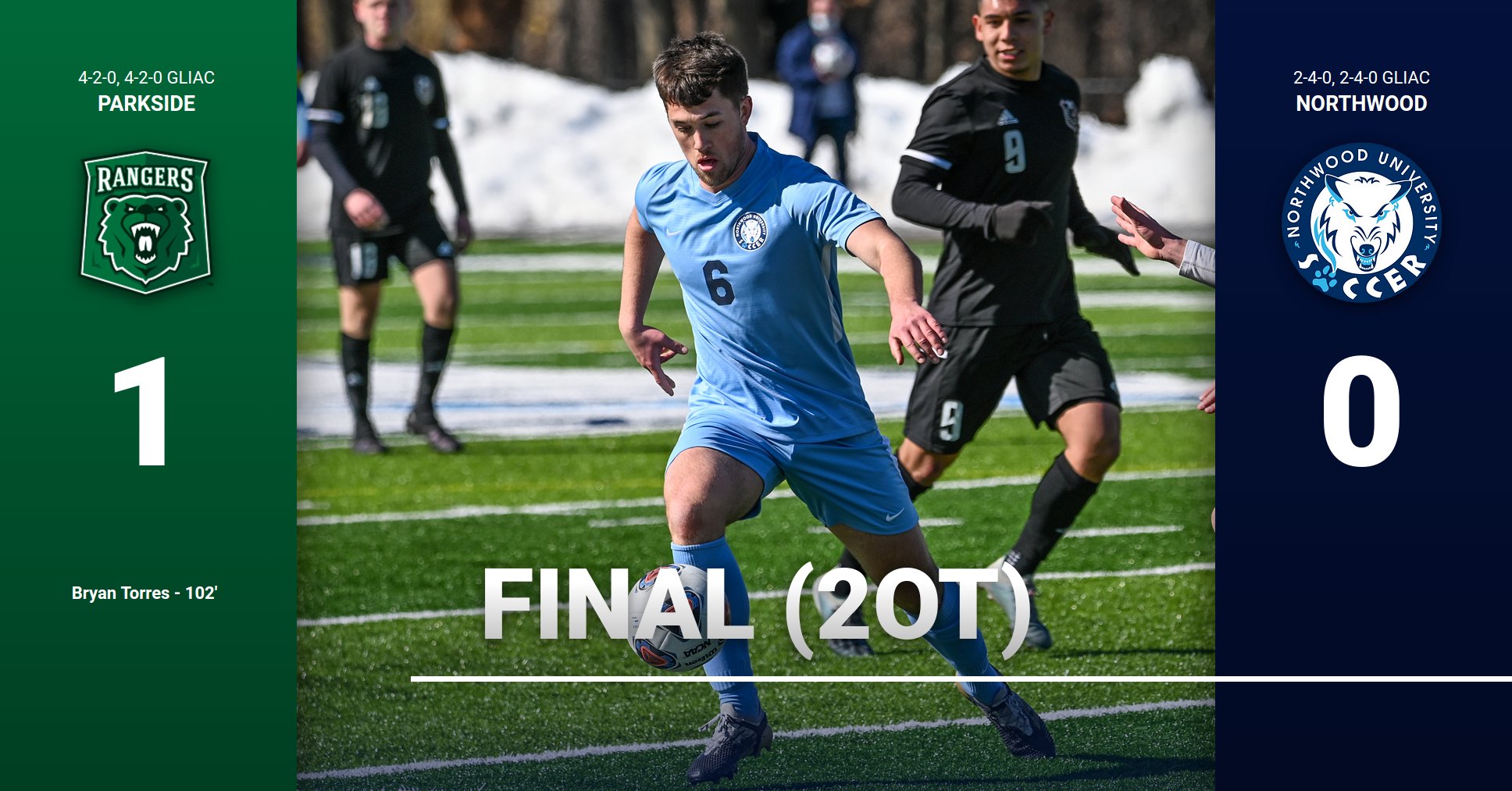 Men's Soccer Loses In Double Overtime To Parkside 1-0