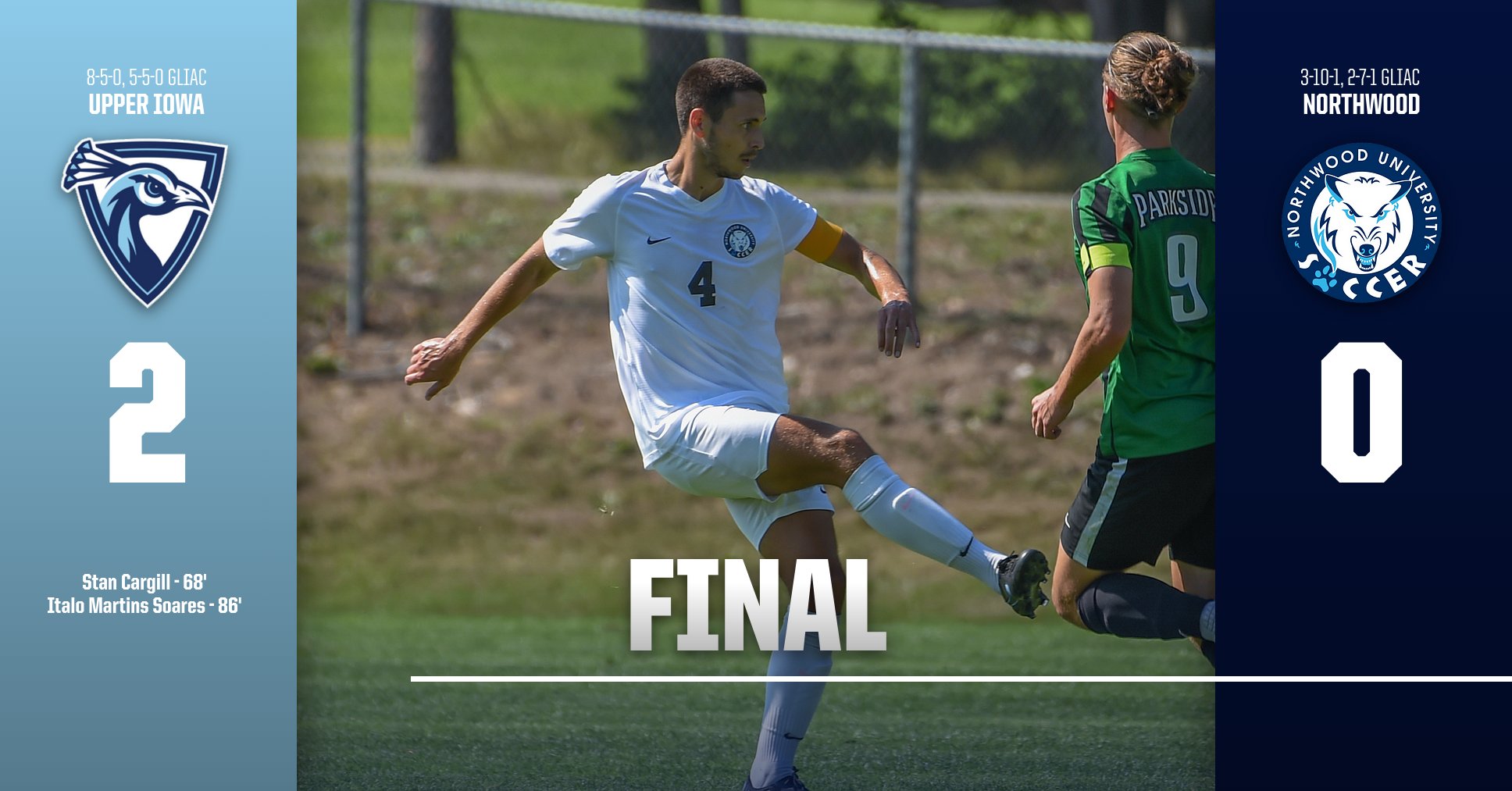Men's Soccer Drops 2-0 Match To Upper Iowa