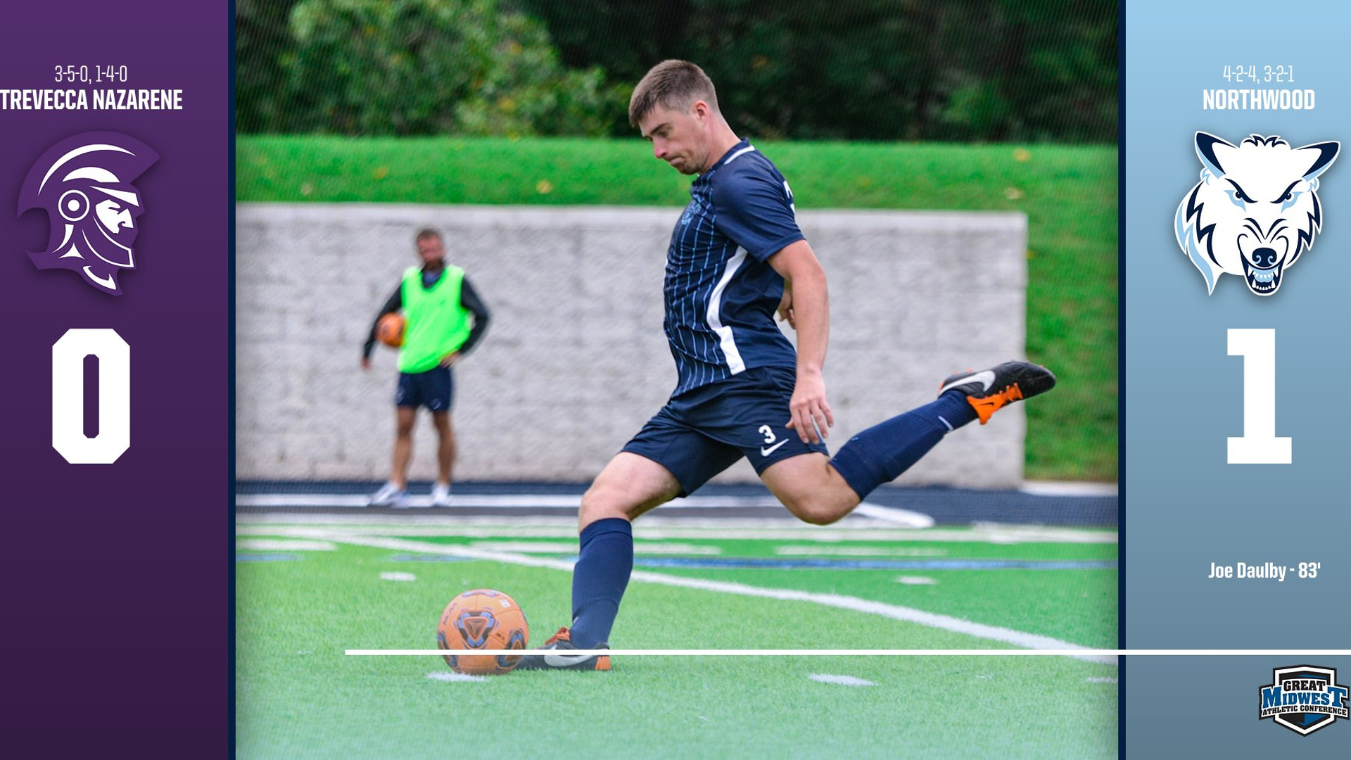 Daulby's Late Goal Leads Men's Soccer Over Trevecca, 1-0
