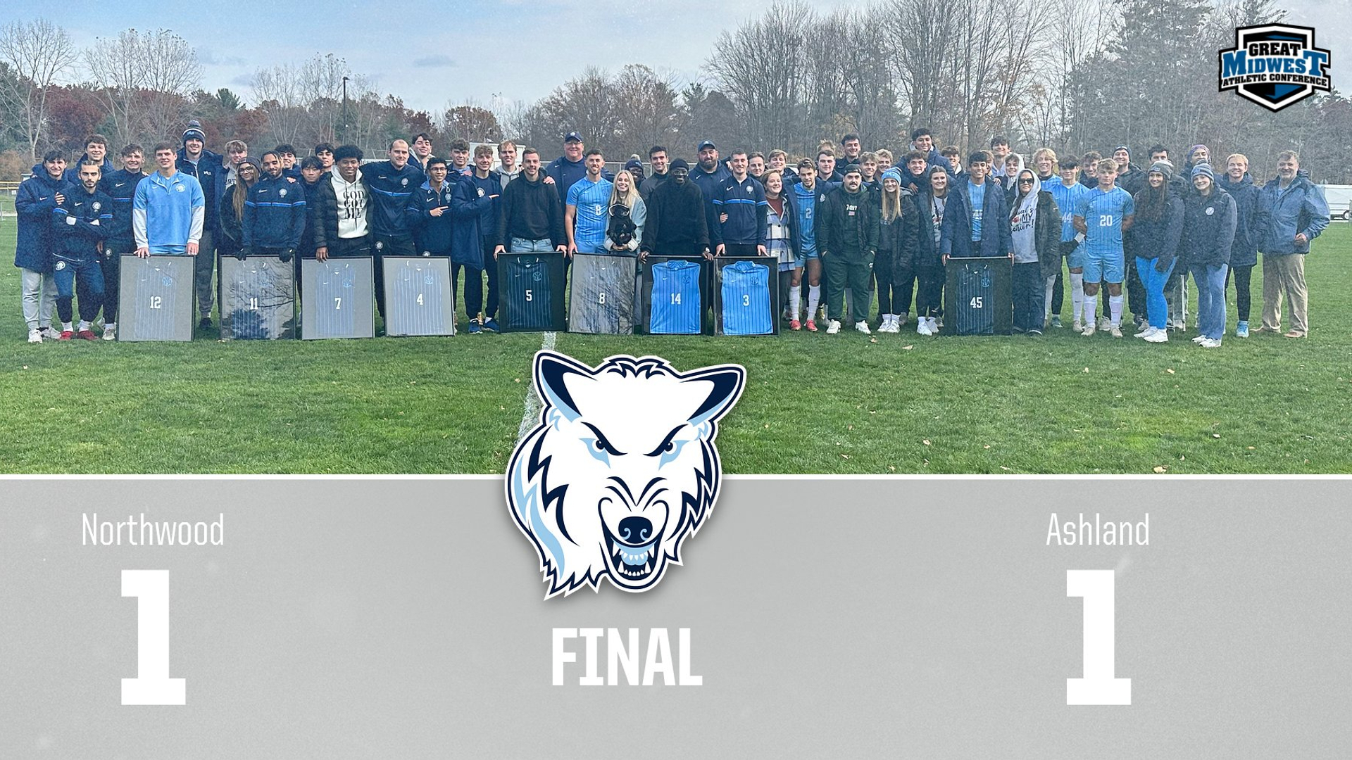 Men's Soccer Draws With Ashland On Senior Day To Finish Regular Season
