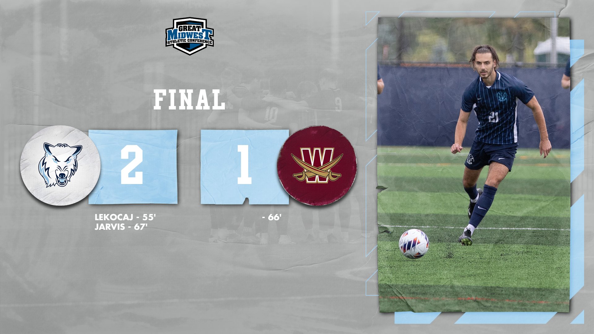 Men's Soccer Earns 2-1 Win Over Walsh