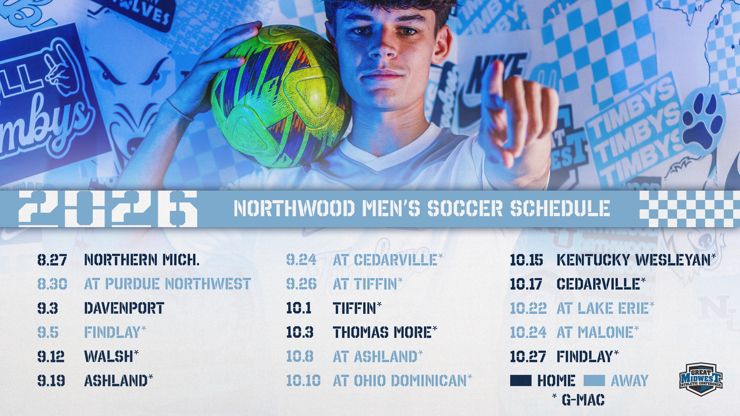 Northwood Men's Soccer Announces 2026 Schedule