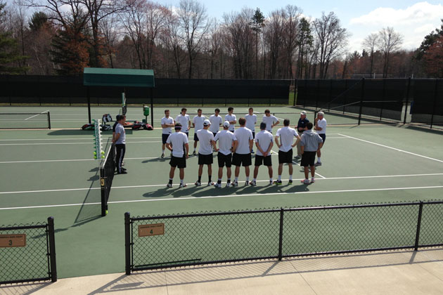 Men's Tennis Wins Dramatic 5-4 NCAA Tournament Match Over #20 Drury