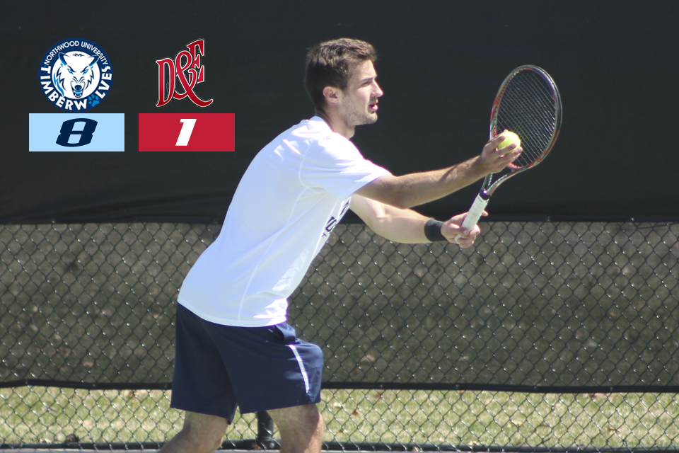 Men's Tennis Downs Davis & Elkins 8-1