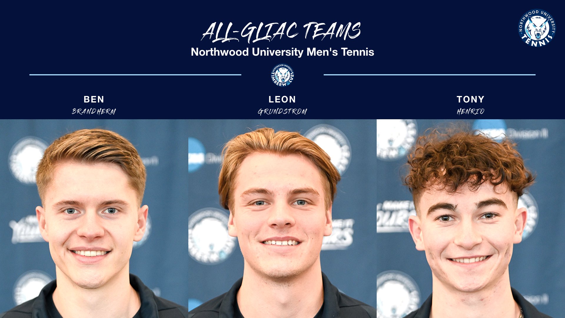Men's Tennis Puts Three On The All-GLIAC Teams