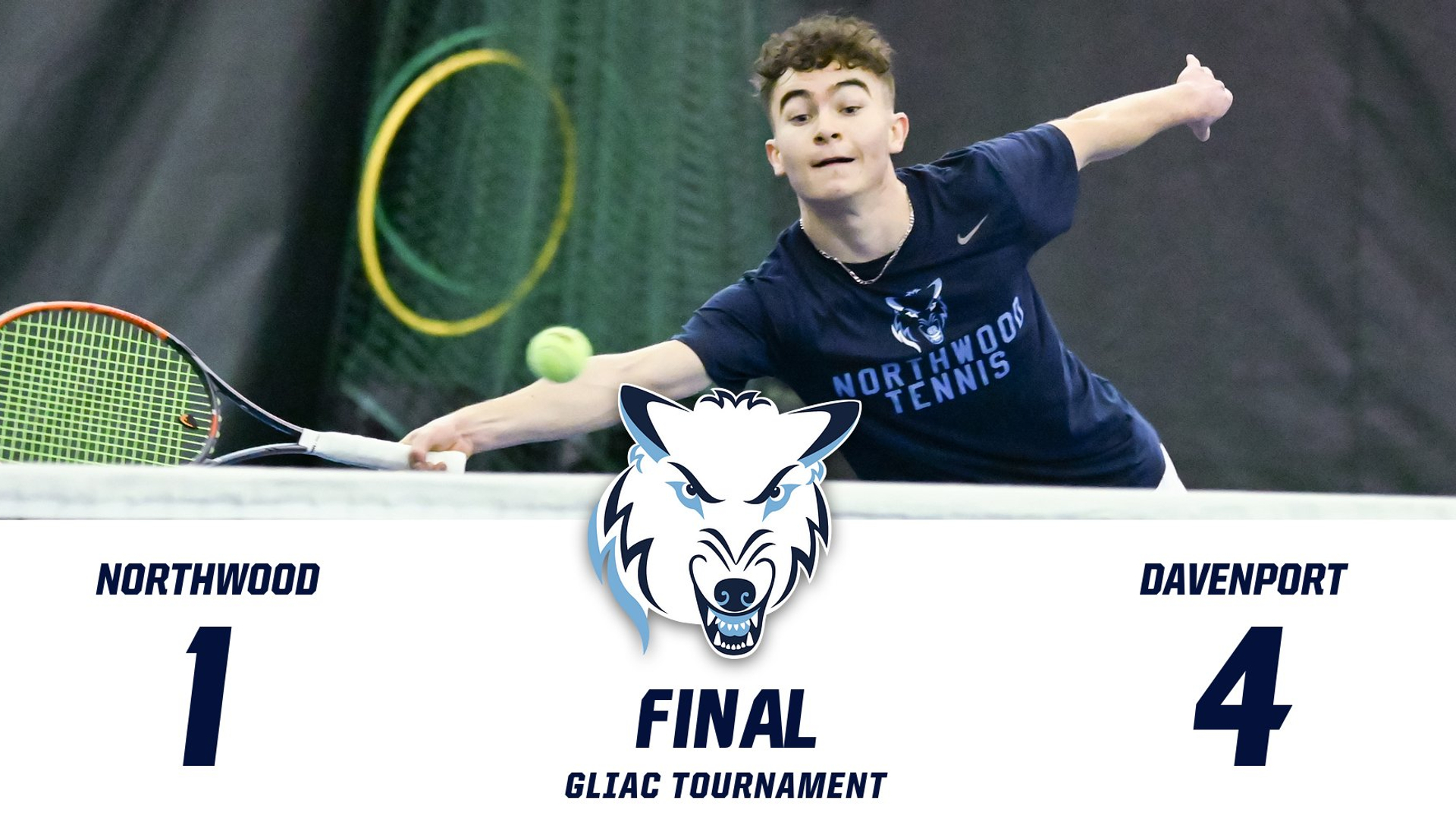 Men's Tennis Loses To Davenport 4-1 In GLIAC Tournament