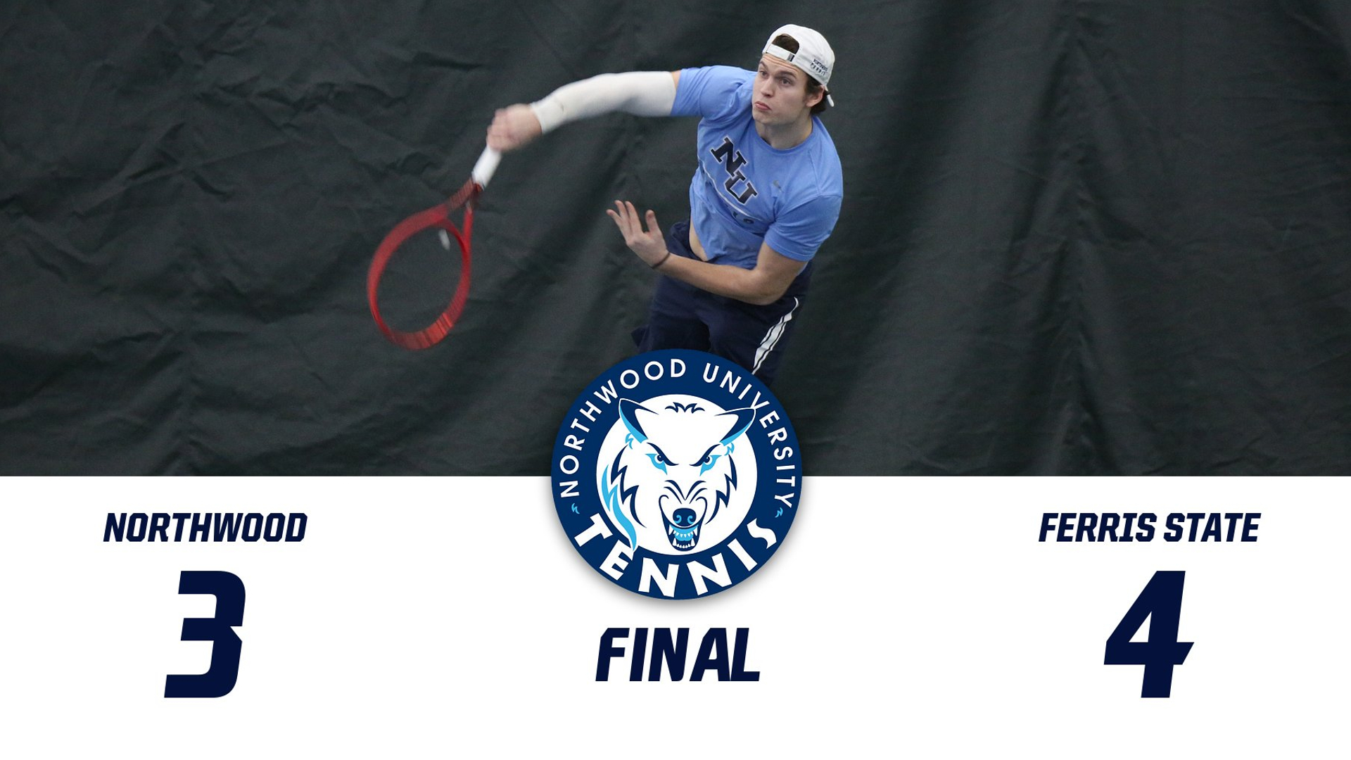 Men's Tennis Battles But Falls To GLIAC-Leading Ferris State 4-3