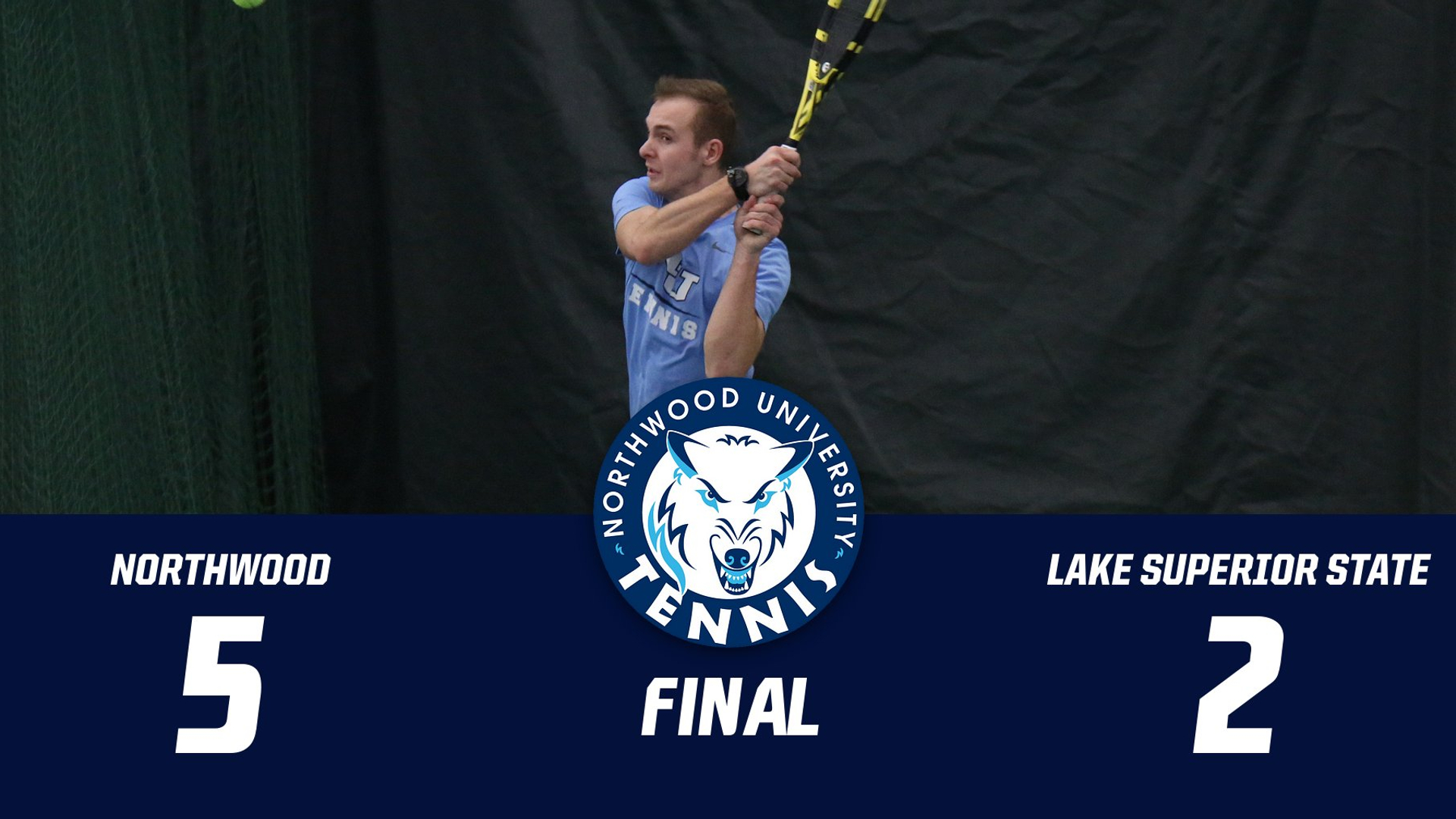 Men's Tennis Defeats Lake Superior State 5-2