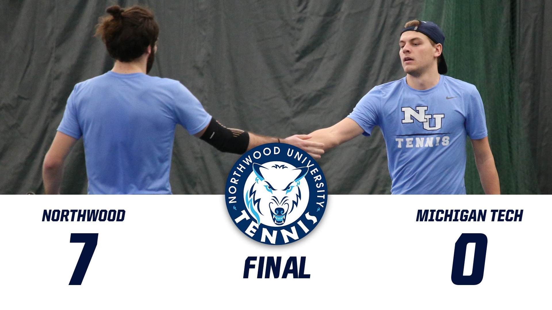 Men's Tennis Sweeps Michigan Tech 7-0
