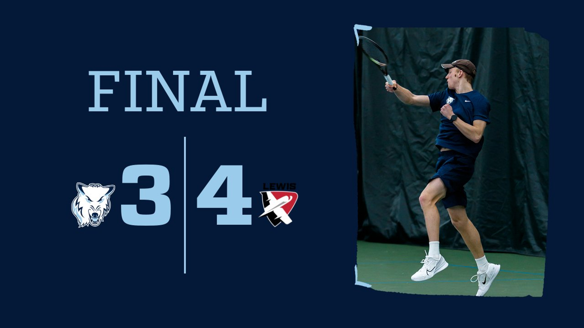 Men's Tennis Falls in a Regional Match against Lewis