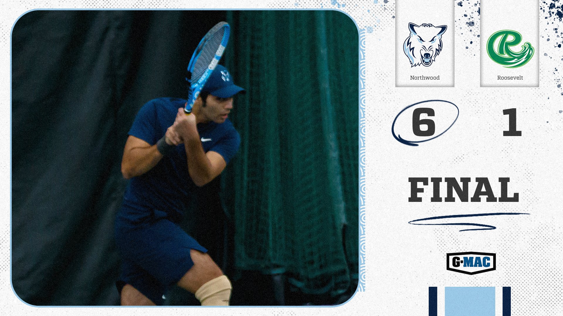 Men's Tennis Claims 6-1 Road Win At Roosevelt
