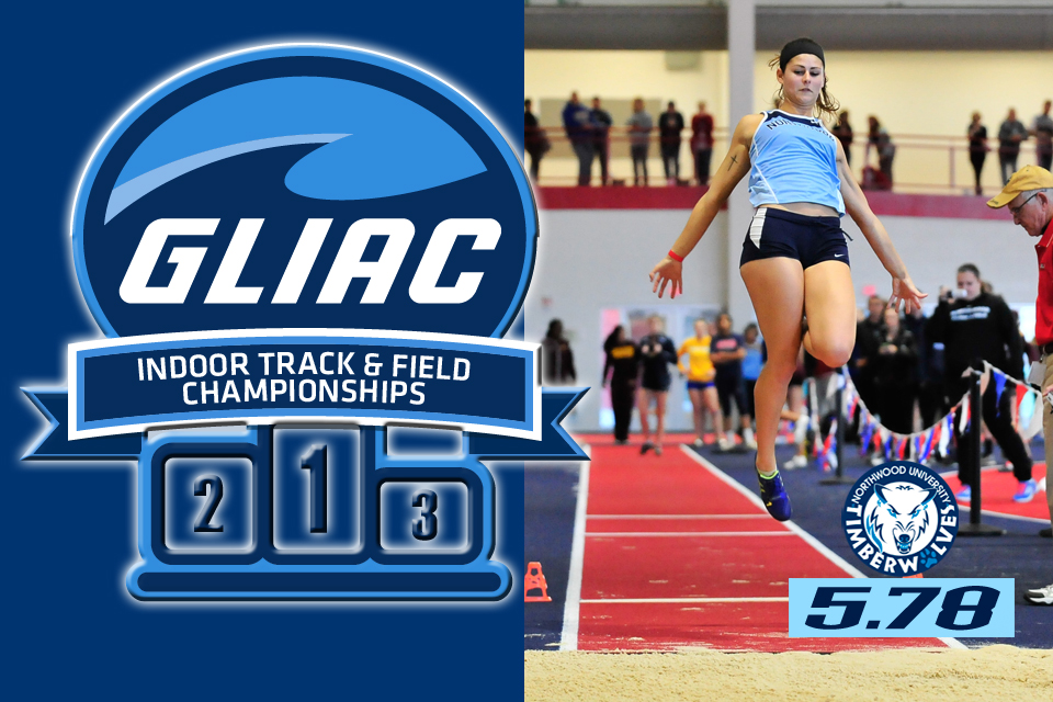 Elaina Meadows Wins Long Jump At Indoor Track & Field GLIAC Championships